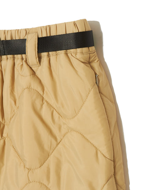 #QUILTING ADJUSTABLE SKIRT BEIGE