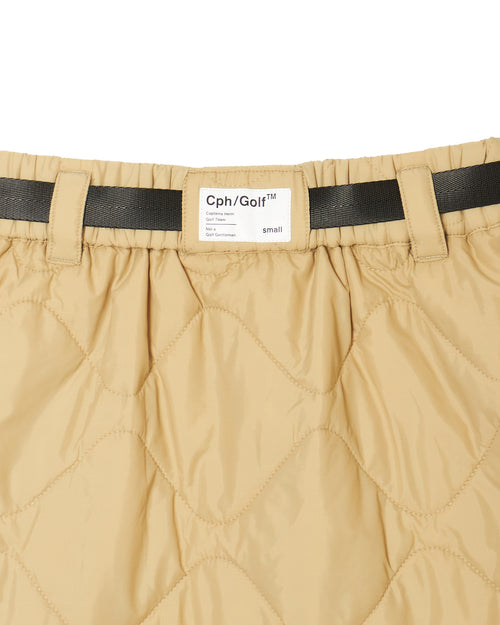 #QUILTING ADJUSTABLE SKIRT BEIGE