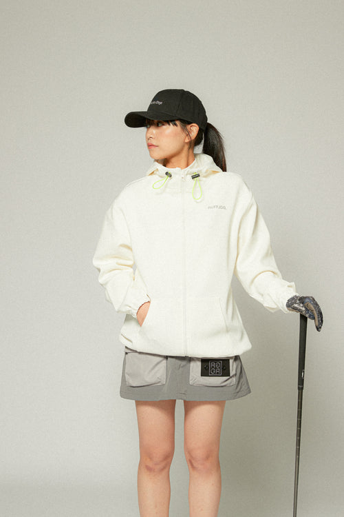 RUFFLOG FULLZIP PARKA WHITE