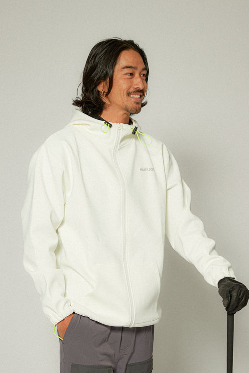 RUFFLOG FULLZIP PARKA WHITE