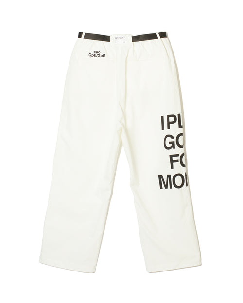 #Cph/Golf™ PRO ADJUSTABLE WIDE PANTS  WHITE
