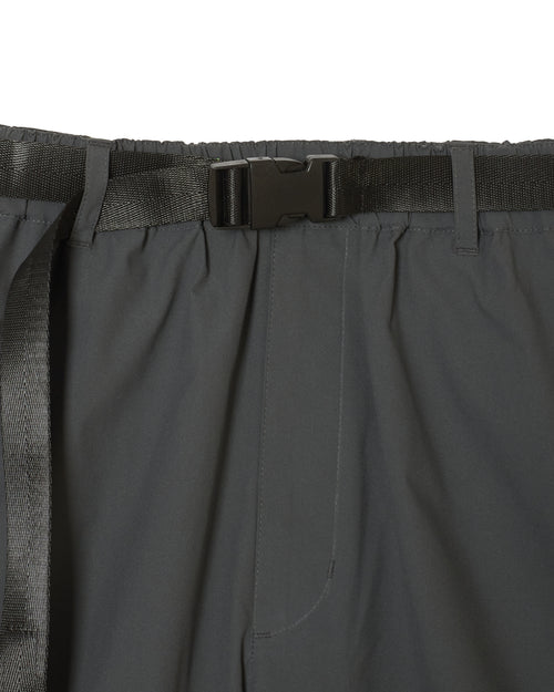 #THUNDER STRIPES ADJUSTABLE SHORT GRAY