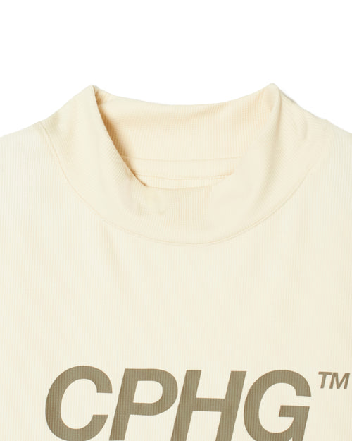 #CPHG GENTLEMAN MOCK NECK TEE OFF WHITE