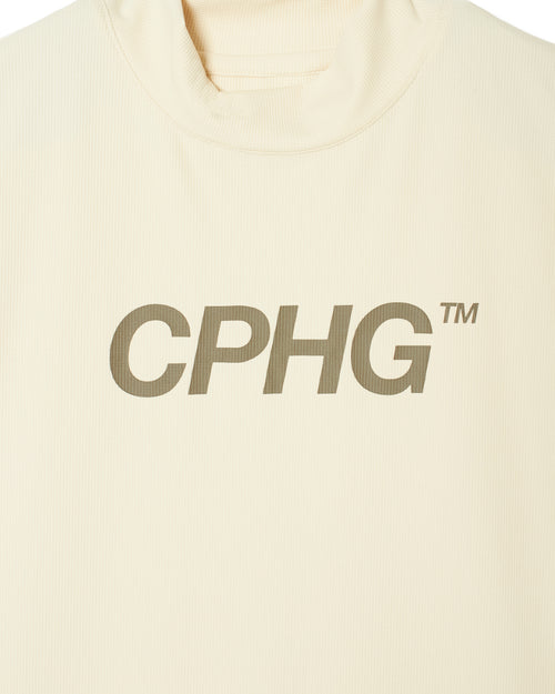 #CPHG GENTLEMAN MOCK NECK TEE OFF WHITE