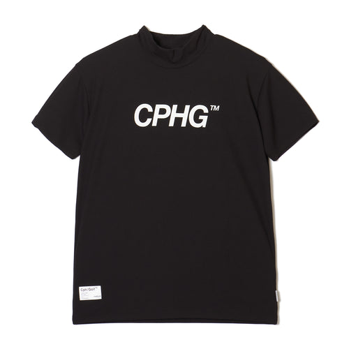 #CPHG MADEMOISELLE MOCK NECK TEE BLACK