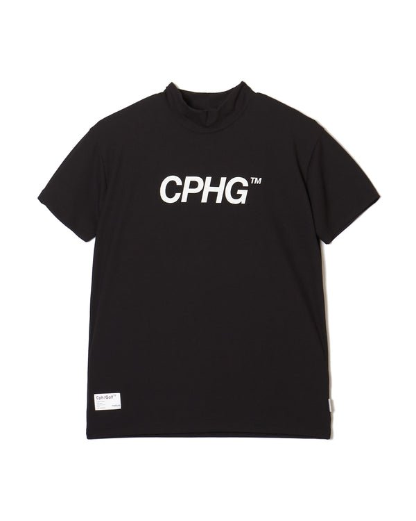 #CPHG MADEMOISELLE MOCK NECK TEE BLACK