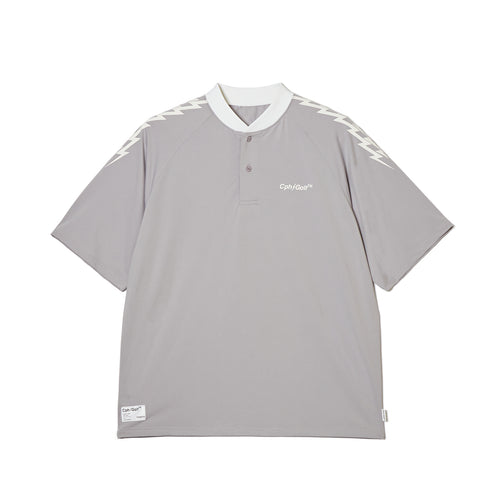 #THUNDER STRIPES HENRY POLO GRAY