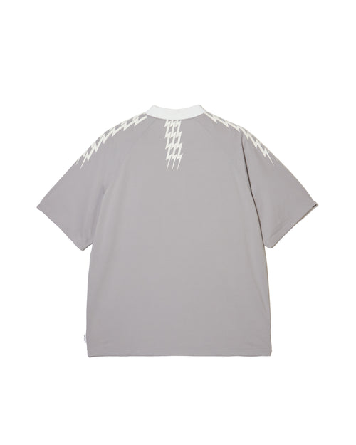 #THUNDER STRIPES HENRY POLO GRAY