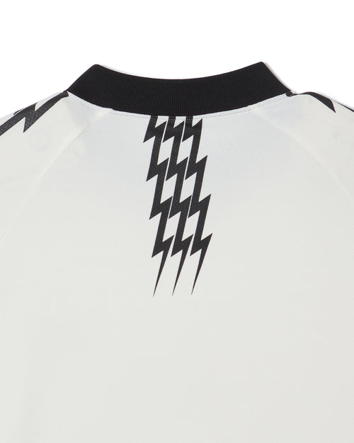 #THUNDER STRIPES HENRY POLO WHITE
