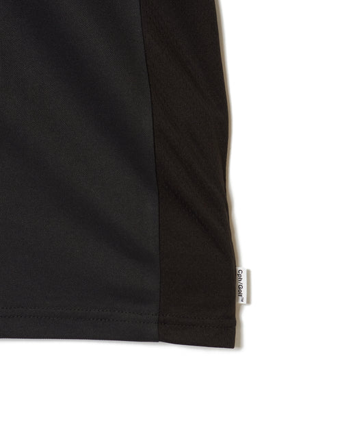 #THUNDER STRIPES POLO BLACK