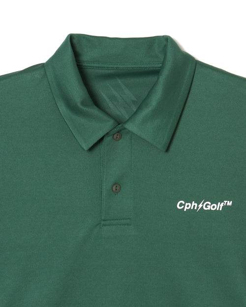 #THUNDER STRIPES POLO GREEN