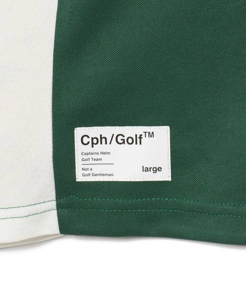 #THUNDER STRIPES POLO GREEN