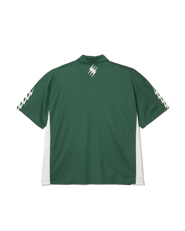 #THUNDER STRIPES POLO GREEN