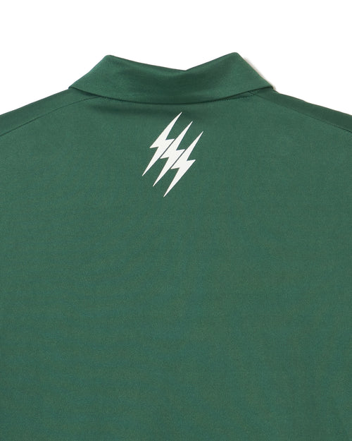 #THUNDER STRIPES POLO GREEN
