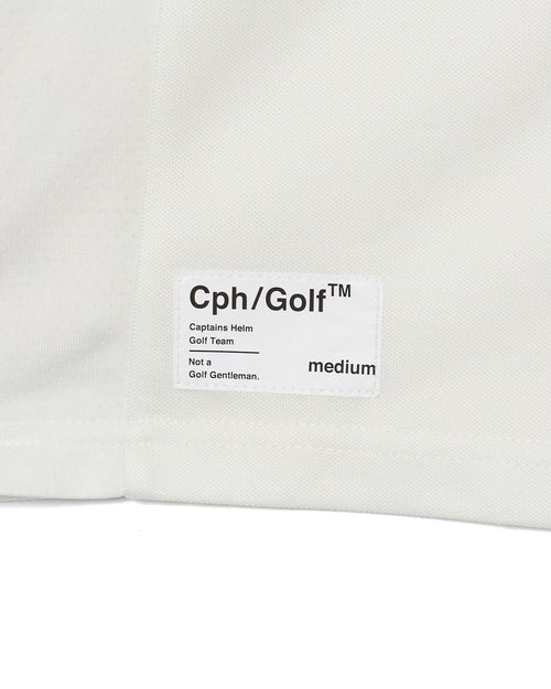 #THUNDER STRIPES POLO WHITE