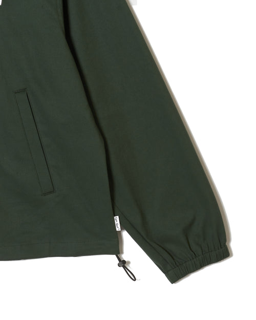 #OVERLAP LOGO NO COLLAR JACKET WM GREEN