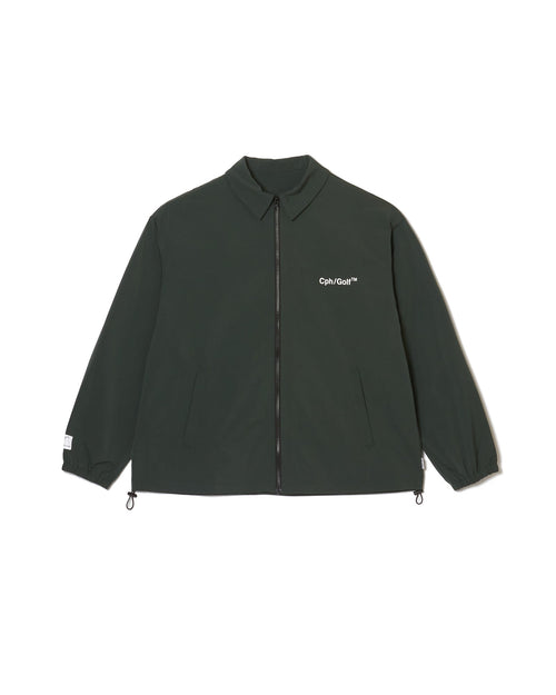 #Cph/Golf™ ZIPPER COACH JKT GREEN