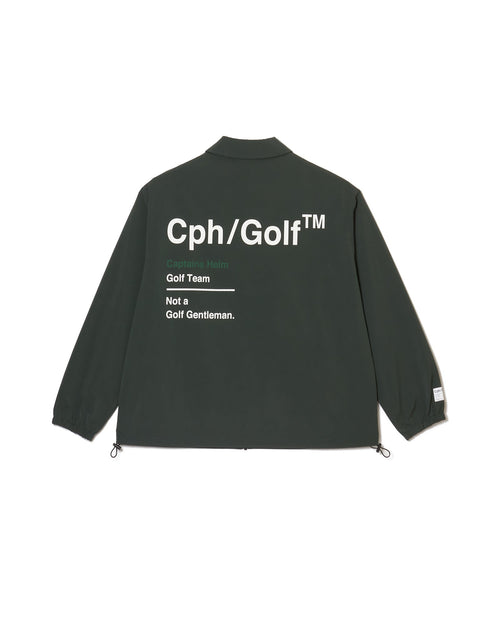 #Cph/Golf™ ZIPPER COACH JKT GREEN