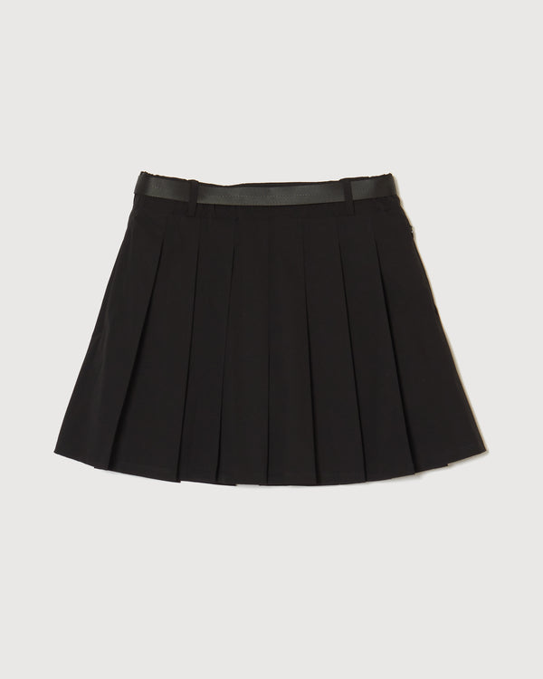 [WOMEN] #THUNDER STRIPES ADJUSTABLE SKIRT BLACK