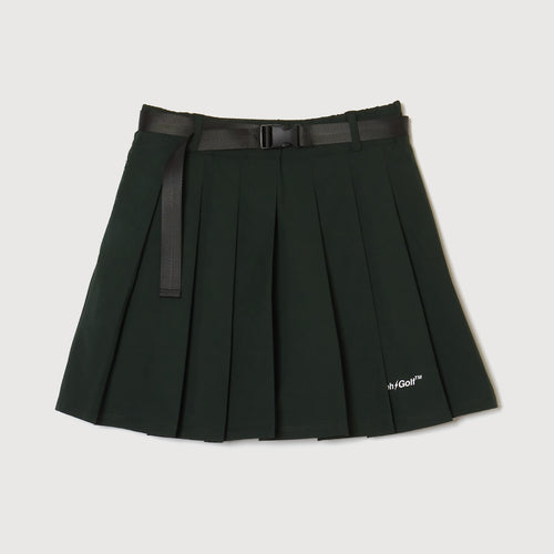 [WOMEN] #THUNDER STRIPES ADJUSTABLE SKIRT GREEN