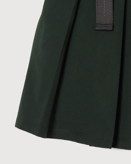 [WOMEN] #THUNDER STRIPES ADJUSTABLE SKIRT GREEN