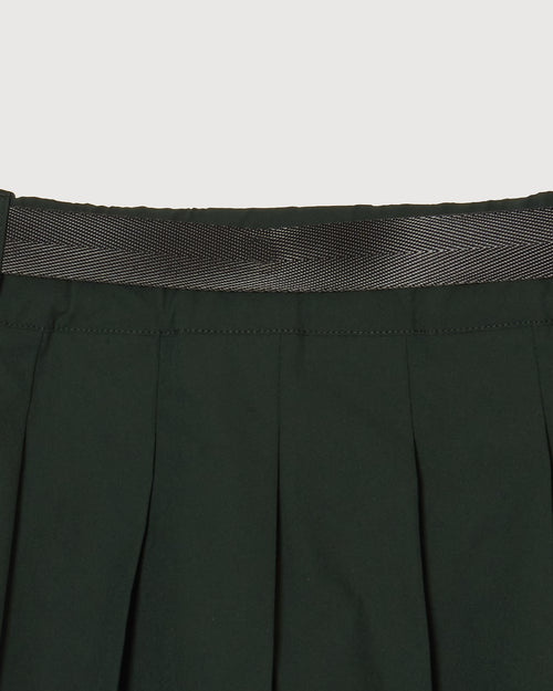 [WOMEN] #THUNDER STRIPES ADJUSTABLE SKIRT GREEN