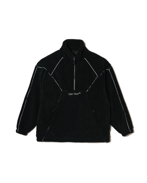 #REFLECTIVE TAPE BOA FLEECE JKT BLACK