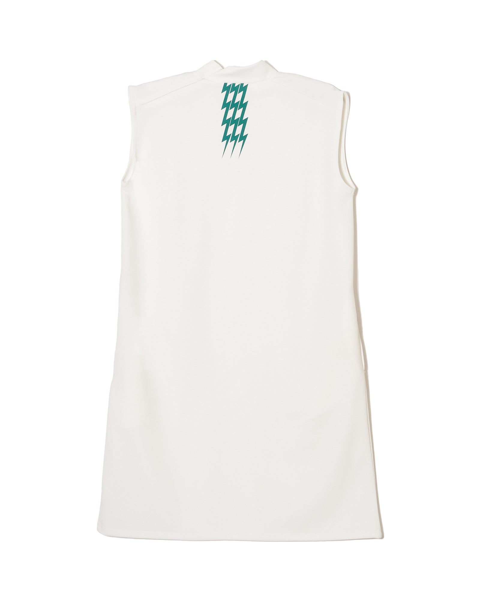 ★NO SLEEVE THUNDER MOCK NECK ONE PIECE NO SLEEVE THUNDER MOCK NECK ONE PIECE WHITE – RUFFLOG