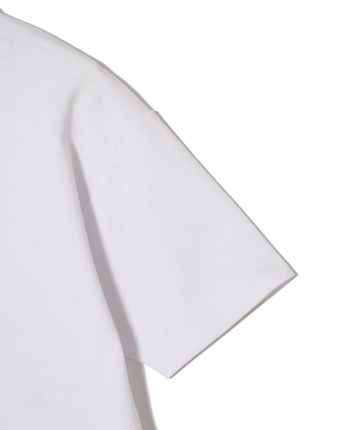 #THUNDER MOCK NECK TEE WHITE