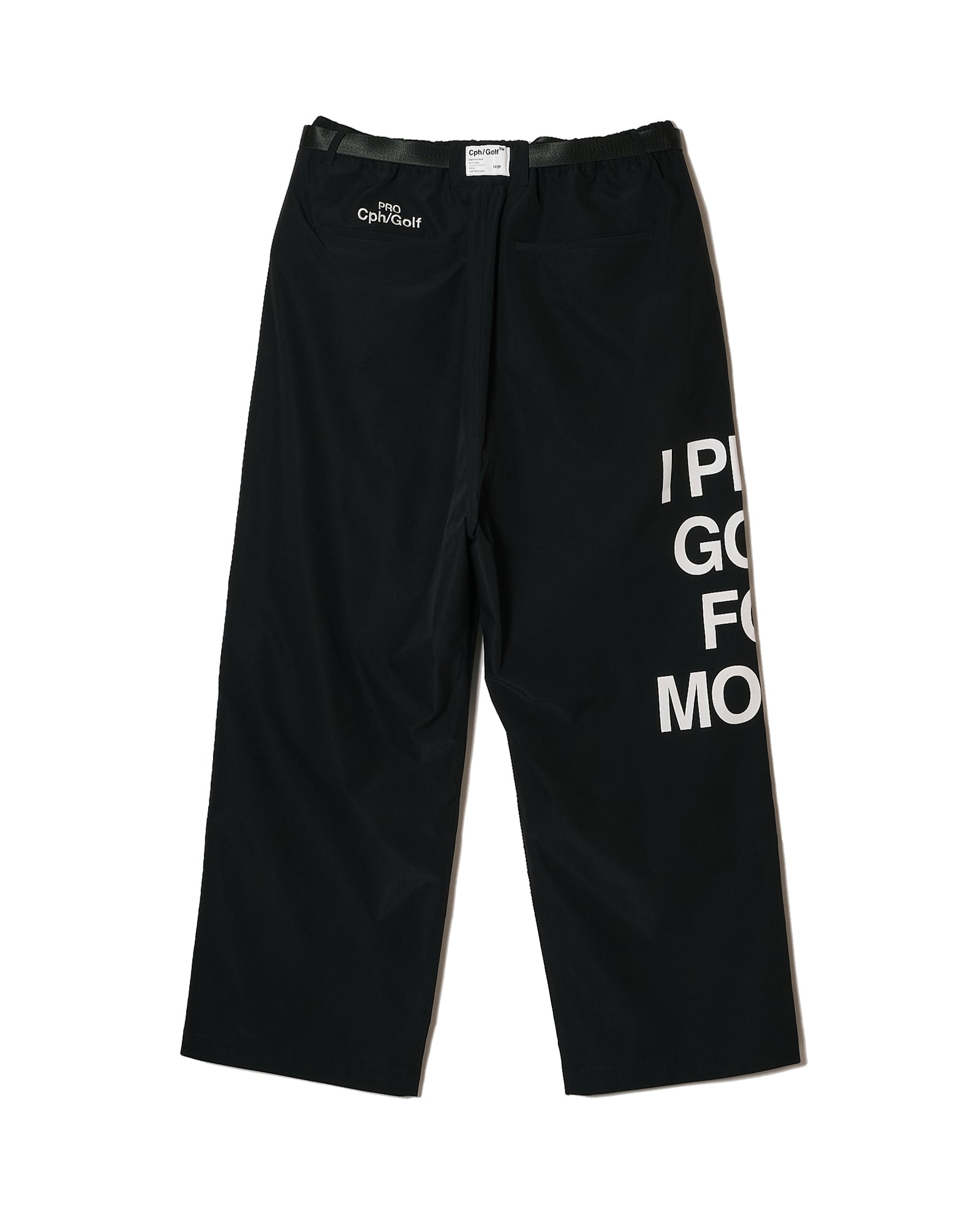 Cph/Golf™ PRO ADJUSTABLE WIDE PANTS BLACK – RUFFLOG