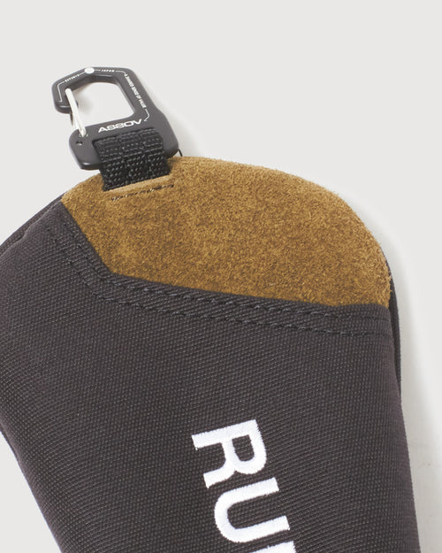 AS2OV×RUFFLOG HEAD COVER FW KHAKI/BLACK