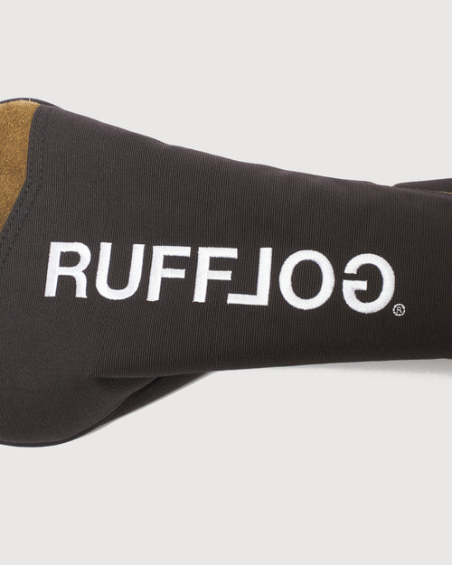 AS2OV×RUFFLOG HEAD COVER DR KHAKI/BLACK