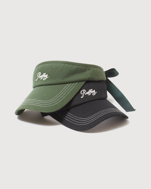 DETACHABLE RIBBON VISOR GREEN