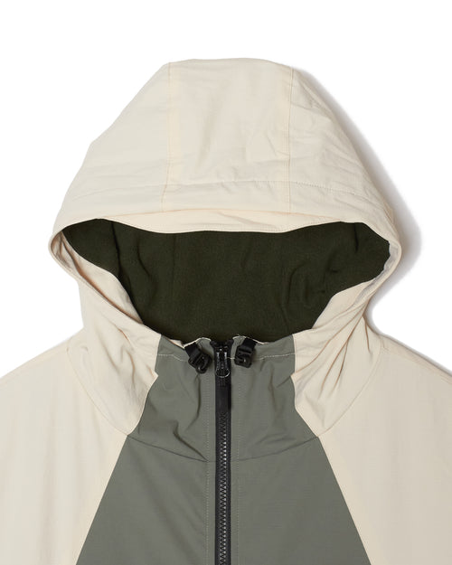 #REFLECTIVE LOGO TEC HOOD JKT CREAM × SAGE