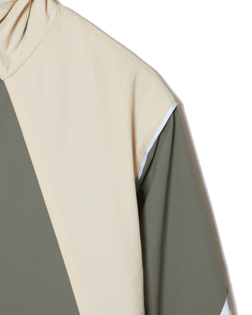 #REFLECTIVE LOGO TEC HOOD JKT CREAM × SAGE