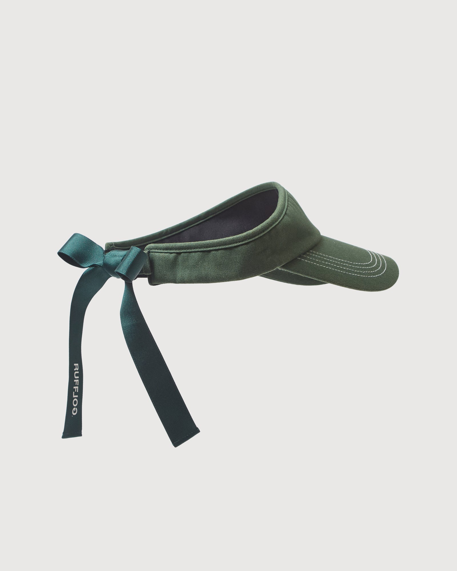 DETACHABLE RIBBON VISOR GREEN – RUFFLOG