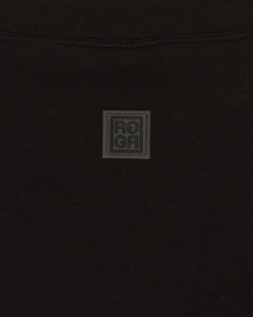 PU WARM LS MOCK TEE BLACK
