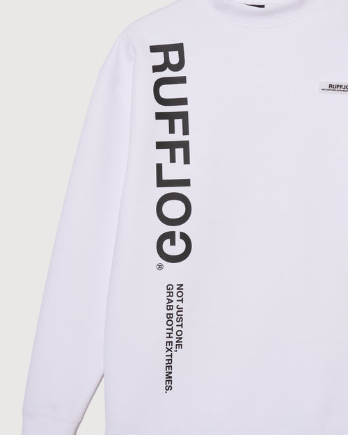 PU WARM LS MOCK TEE WHITE