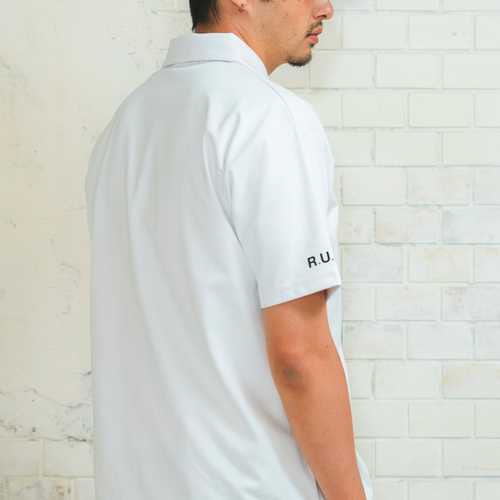 IR RF LOGO S/S POLO WHITE