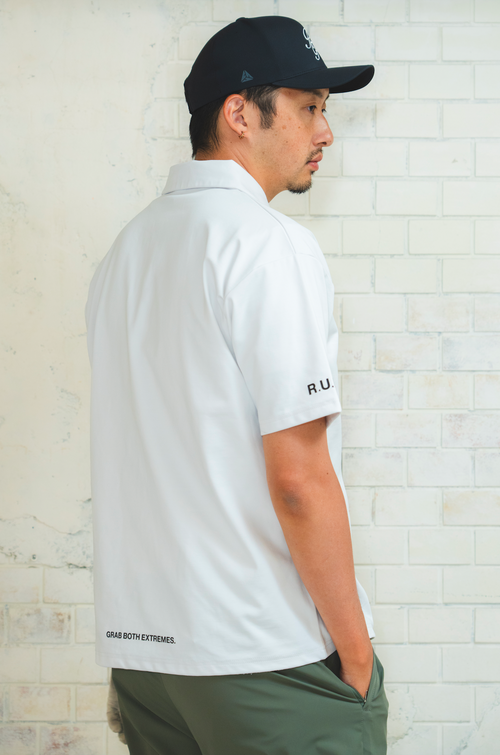 IR RF LOGO S/S POLO WHITE