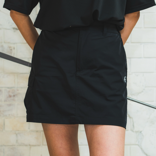 IR RUFF SKIRT BLACK