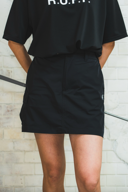 IR RUFF SKIRT BLACK