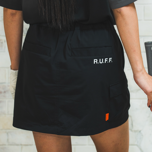 IR RUFF SKIRT BLACK