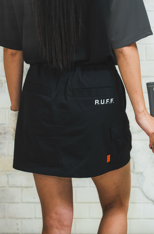 IR RUFF SKIRT BLACK