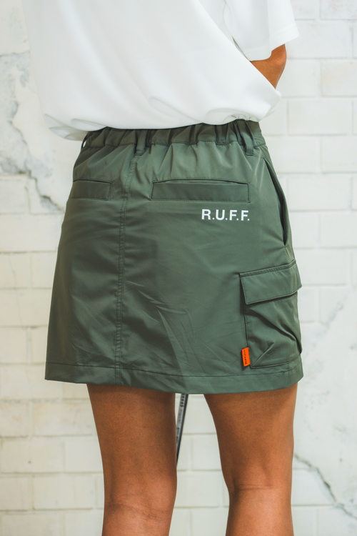 IR RUFF SKIRT KHAKI