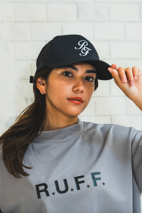 IR RF LOGO CAP BLACK