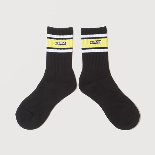 LOGO LINE SOCKS  BLACK