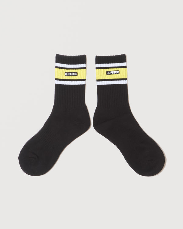 LOGO LINE SOCKS  BLACK