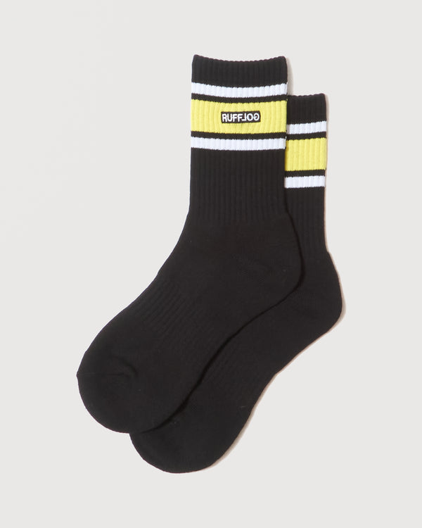 LOGO LINE SOCKS  BLACK