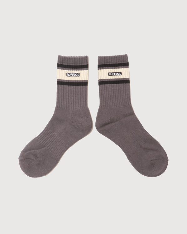 LOGO LINE SOCKS  GRAY